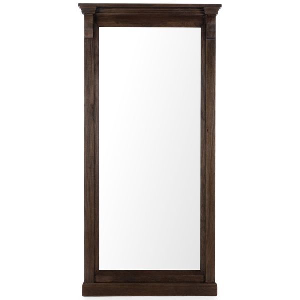Lustro dekoracyjne o harmonijnych proporcjach z wyraznym zarysem w odcieniu srebra